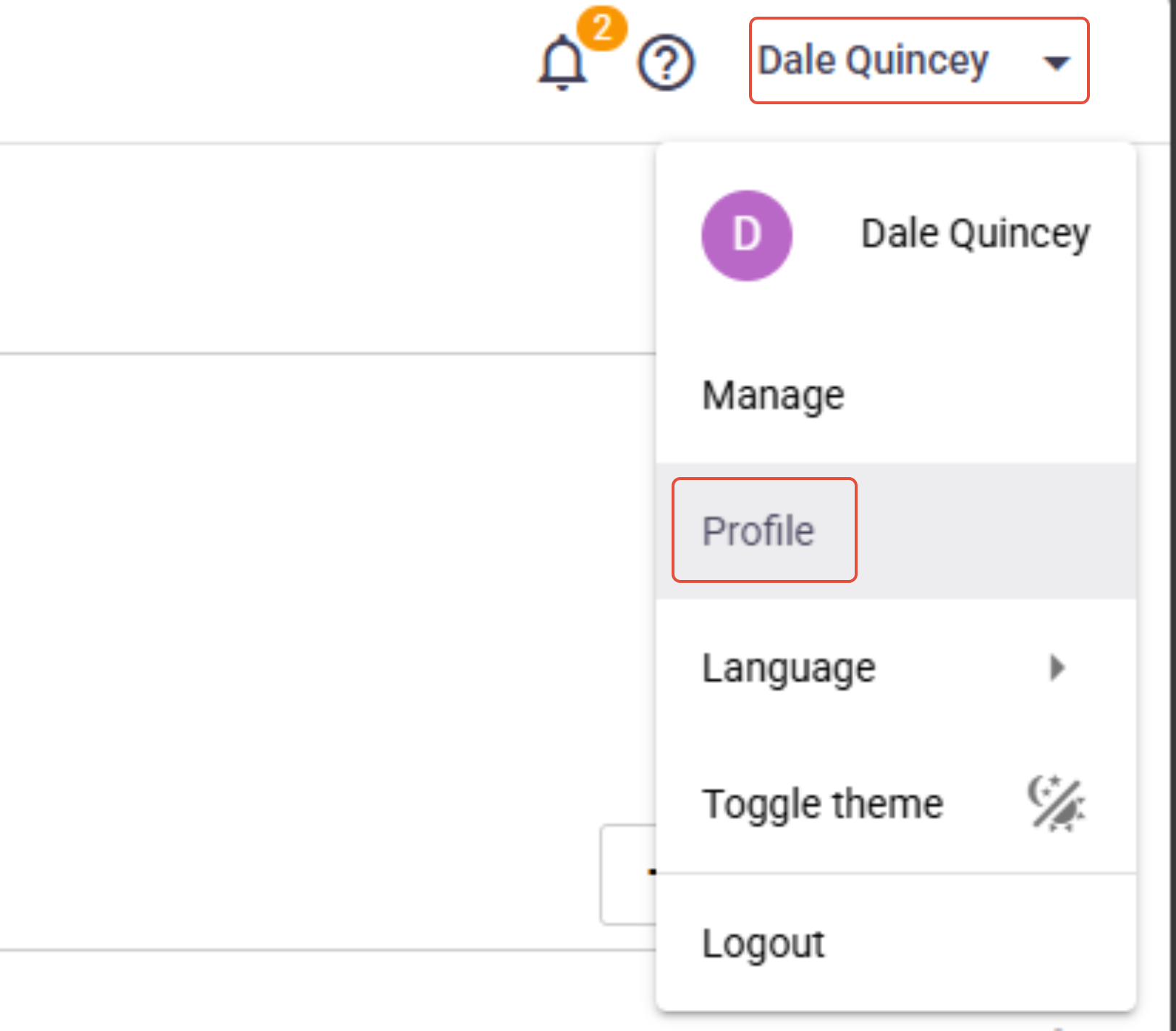 Signature 365 user menu showing profile options for an account with multiple tenants